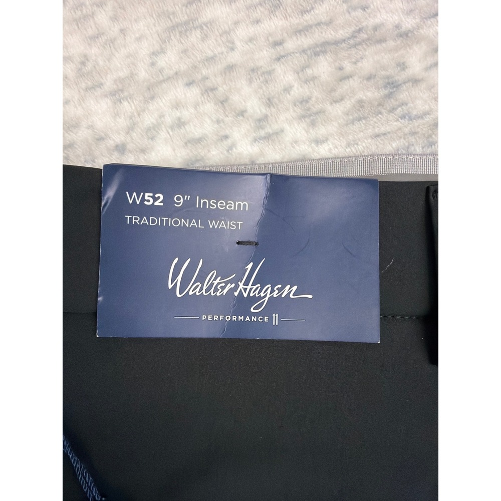 Walter Hagen‎ Mens Performance 11 Golf Shorts Black Size 52 9 Inseam WH-P11MHT - Picture 6 of 7